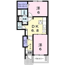 カルフールⅢの物件間取画像